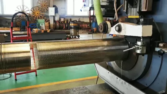 Crépine fendue de tube de filtre d'écran de fil de cale de Johnson d'acier inoxydable pour la filtration d'industrie