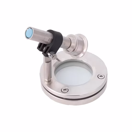 Verre de vue à trois pinces à gaine droite, accessoire de réservoir sanitaire